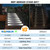 NIORSUN Solar Step Lights,12 Pack Cool White Solar Stair Lights Outdoor Waterproof IP67 Auto On Off,Solar Lights for Steps,Stair,Patio,Yard,Porch,Front Door,Sidewalk,Deck Decor