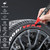 SELEAD Tire Marker White Red for Car Tires Lettering, 8 Pack