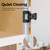 50 Pack 25 Pair Black Cabinet Hinges, 1/2" Semi Wrap Kitchen Hinges