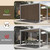 LOVE STORY 6x8 FT Sun Shade Cloth with Grommets for Patio, Brown