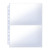 50 Pack 5x7 Photo Sleeves for 3 Ring Binder, Clear Protectors, 200 Pockets