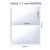 50 Pack 5x7 Photo Sleeves for 3 Ring Binder, Clear Protectors, 200 Pockets