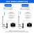 ECO-WORTHY Heavy Duty 330lbs/1500N Solar Tracker Linear Actuator Multi-Functions with Mounting Brackets (12V, 4") IP54 Waterproof Linear Motion Actuator