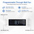 8" Room to Room Fan with Remote, Reversible Through Wall Fan for Quietly Circulating Air, 320 CFM Through the Wall Fan with Temperature Control, Durable Build Quality, In Wall Fan for Closet, Laundry