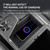 SMABEE 2PCS Center Console Organizer for 2024 2025 2026 Lexus GX 550, Cup Holder + Wireless Charging Protective Mat for GX550 Accessories Silicone Interior Black