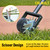 Colwelt Wheel Rotary Edger Lawn Tool 59’’, Manual Lawn Edger with Extra-Wide Rubber Wheel, Lawn Edgers Manual with Reinforced Bracket, Grass Edger Edging Tool for Landscaping, Sidewalk, Driveway, Yard