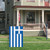 Greece Garden Flag 12x18 Inch Double-Sided Vivid Color Greek Flags