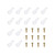 50 Pack Cabinet Door Glass Retainer Clips Kit