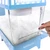 Nostalgia Snow Cone Machine – Retro Table-Top 8 Oz Snow Cone Maker Makes 20 ICY Treats– Countertop Slushie Machine Includes 2 Reusable Plastic Cups & Ice Scoop-Vintage Blue