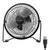 Fanspex 6" Small USB Desk Fan for Home Office Bedroom Desktop, Black