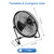 Fanspex 6" Small USB Desk Fan for Home Office Bedroom Desktop, Black