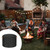 Mordx Fire Pit Cover for Solo Stove Yukon 27 Inch，Firepit Covers Round Outdoo,600 Anti UV& Waterproof Smokeless Fire Pit Cover,for Gas/Table/Bowl Fire pits(Yukon - 28”D x 17”H)