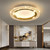 UOFUS 32W Gold LED Flush Mount Ceiling Light 15.7inch Modern Round Ceiling Light Fixture 3000K-6000K Super Bright Circle Ceiling Lamp for Bedroom Kitchen Bathroom Entryway Hallway Stairwell