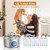 Tomxcute Cat Water Fountain Stainless Steel - 108oz/3.2L Cat Fountain for Drinking,Cat Drinking Fountain with Water Level Window,Smart Pump, Filters for Cats, Dogs, Multiple Pets