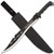 Devil Dogs Full Tang Machete with Sheath Military - Black Handle