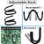 Pmsanzay Chain Link Fence Hooks, Set of 2 Pool Hangers for Link Fence, Chain Fence -to Hold Telescoping Poles, Leaf Rakes, Skimmers, Nets, Brushes, Vacuum Hoses and More! - No Pool Accessories