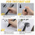 HTVRONT Silver Mirror Chrome Marker - 3PCS Metallic Paint Pen with 3 Nibs