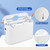 KSITEX Countertop Paper Towel Holder Dispenser,White-M