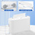 KSITEX Countertop Paper Towel Holder Dispenser,White-M