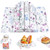 150 Sheets Purple Wildflower Food Wax Paper, 9.8x8.3in Wildflower Red Poppy Grease Proof Deli Paper for Sandwich Snack Wrap Home Kitchen (A) (A)