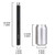 ARECTECH Rechargeable Electric Candle Lighter, Arc Plasma Windproof Lighter for Candle Kitchen Birthday, Christmas Stocking Stuffers Gifts for Mom Men Wife with Type-C Cable, Black