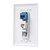 BUPLDET Coax Ethernet Phone Wall Plate - 1 Port Cat6 RJ45 + 1 Phone Jack Cat3 RJ11/RJ12 + 1 Port Coax Cable TV- F-Type