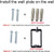 BUPLDET Coax Ethernet Phone Wall Plate - 1 Port Cat6 RJ45 + 1 Phone Jack Cat3 RJ11/RJ12 + 1 Port Coax Cable TV- F-Type