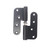 6-Pack Black Heavy Duty Lift Off Hinge, 4" X 3.5 Inch H-Shaped Door Hinges