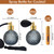 SuproBarware Vintage Perfume Spray Bottle Set of 3 - Decorative, Portable, Refillable Atomizer Bottles