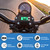 DROK Waterproof Battery Monitor 12V 24V 36V 48V 72V Battery Meter 8-100V, Capacity Tester LCD Display with Green Backlight, Fit for Car Golf Cart RV Marine