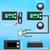 DROK Waterproof Battery Monitor 12V 24V 36V 48V 72V Battery Meter 8-100V, Capacity Tester LCD Display with Green Backlight, Fit for Car Golf Cart RV Marine
