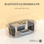 Bluetooth Speaker Alarm Clock & Wireless Charger for Bedside, Home, Office
