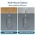 EFEALL Add-On Hooks for Garage Ceiling Storage Rack, 4 Pack, 50lbs Capacity