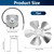 APFM-101E YZF10-20 115V 60Hz 10W 1500RPM Refrigeration Condenser and Evaporator Motor Universal Refrigeration Cooling Motor with 9” Aluminum Fan Blade & Mounting Base (10, Watts, 115, Volts)