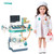 Jovow Doctor Kit for Kids, Pretend Medical Station Set for Boys & Girls,Pretend Medical Kit Toy, Mobile Cart with Sound and Light Functions, Kids Doctor Kit for Toddlers 3-5 Birthday Gift