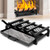IGOHEALS 17 Inch Fireplace Grate with Ember & Ash Trays Pan