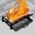 IGOHEALS 17 Inch Fireplace Grate with Ember & Ash Trays Pan