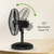 Holmes 12" Oscillating Table Fan 3-Speed Adjustable 15° Tilt Quiet