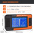 CHINS Monitor with Shunt for Golf Cart, RV, Solar Panel Battery, Widely Applied to 12V/24V/36V/48V Battery, LCD Display Digital Current Voltage Solar Power Meter Multimeter Ammeter Voltmeter