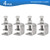 Awclub 4 Pack 304 Stainless Steel C Clamps with 30mm/1.18" Stable Wide Jaw Opening Tiger Clamp for Woodworking Welding Construction Household Mount