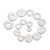 Sutemribor 304 Stainless Steel Large Fender Washer Assortment Kit 200 Pieces, 15 Sizes - M3 M4 M5 M6 M8 M10 M12