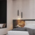 phwii Battery Operated Pendant Light, Battery Chandelier with Remote Control, Rechargeable Hanging Light Fixture with 4000mAh Battery, 3 Color Dimmable, No Wiring, Idea for Bedroom Kitchen Island