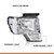 G-PLUS Headlights Fit Ford F150 2009-2014 Clear Lens Chrome Housing