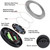 4.6 Inch Diameter Solar Ground Lights, Waterproof Solar Garden Lights, Outdoor Garden Waterproof Bright in-Ground Light, Landscape Lighting for Pathway,Yard,Lawn,Patio,Walkway (16 Pack White Light)