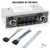 Retro Vintage Radio for Classic Vehicle - Single Din Bluetooth Car Stereo