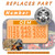 MS201T 3/8" 6T Clutch Drum Spur Sprocket Bearing Kit For Stihl MS192T, MS193T, MS194T, MS200, MS200T, MS201, MS201T, MS201TC Chainsaws – OEM Replacement 1137 640 2005, 1145 640 2010, 1129 640 2000