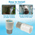 Cotonlake 2 inch Stainless Steel Filter Cover Connected to 2 inch/DN50 PVC Water Pipe, Suction Strainers Used to Remove Debris and Reduce Solid Entry
