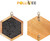 Mason Bee House - Handmade Natural Wooden Bee Hive Coated with Wax for Water-Proof and Long Service Life - Attracts Peaceful Bee Pollinators to Your Garden, Bee Houses for Garden