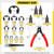Mardatt 312Pcs 21 Sizes C-clip External Retaining Rings Snap Rings Assortment Set(M4-M28) with 10 Sizes E-Clip Retaining Rings Assortment Set(1.5mm-10mm), 4 in 1 Snap Ring Pliers and Tweezer