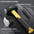 INCLY 7PCS Geology Rock Pick Equipment Kit, Rock Hammer and Chisel Set